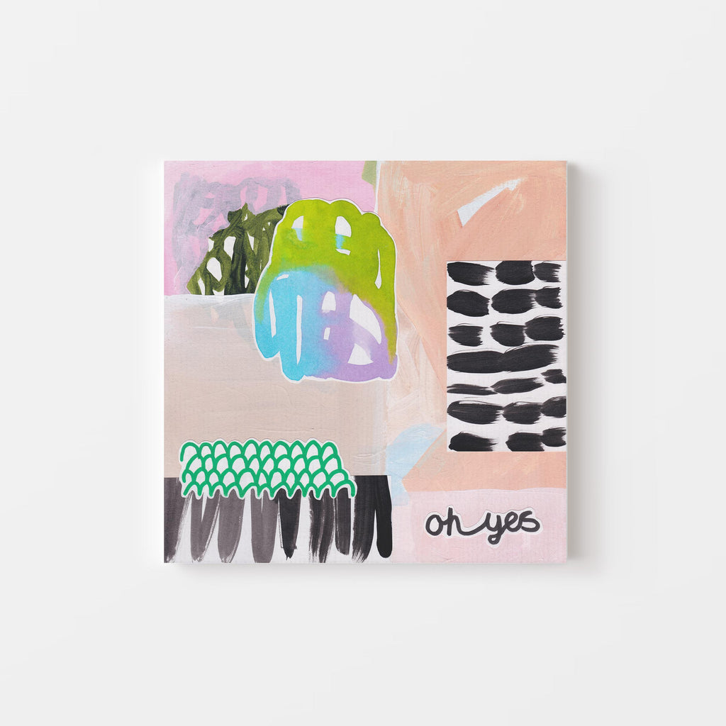 Canvas Print: 'Playful Agree' - Henriette Visscher