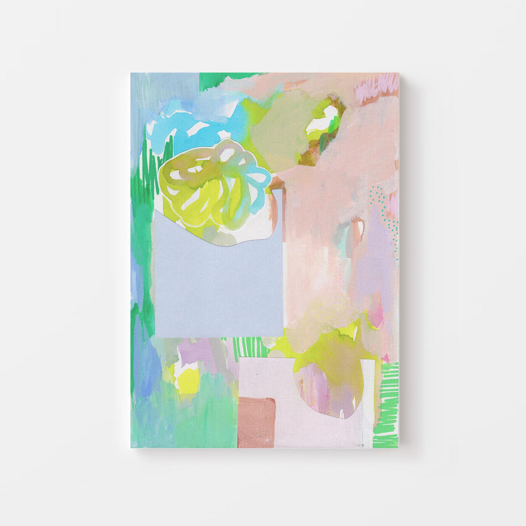 Canvas Print: 'Pastel Garden' - Henriette Visscher