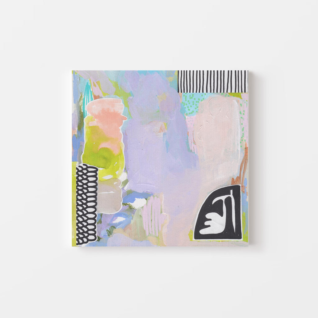 Canvas Print: 'Lilac Garden' - Henriette Visscher