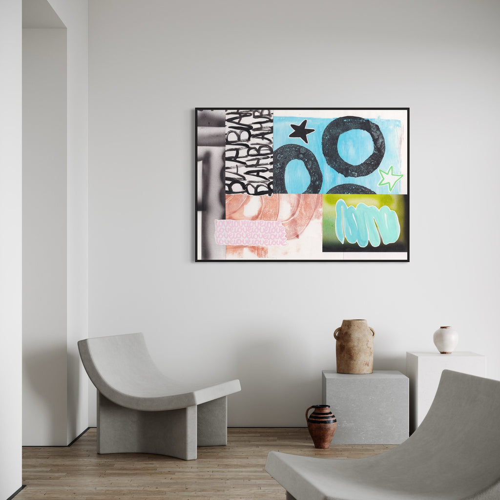 Canvas Print: 'Spray Can Shuffle' - Henriette Visscher