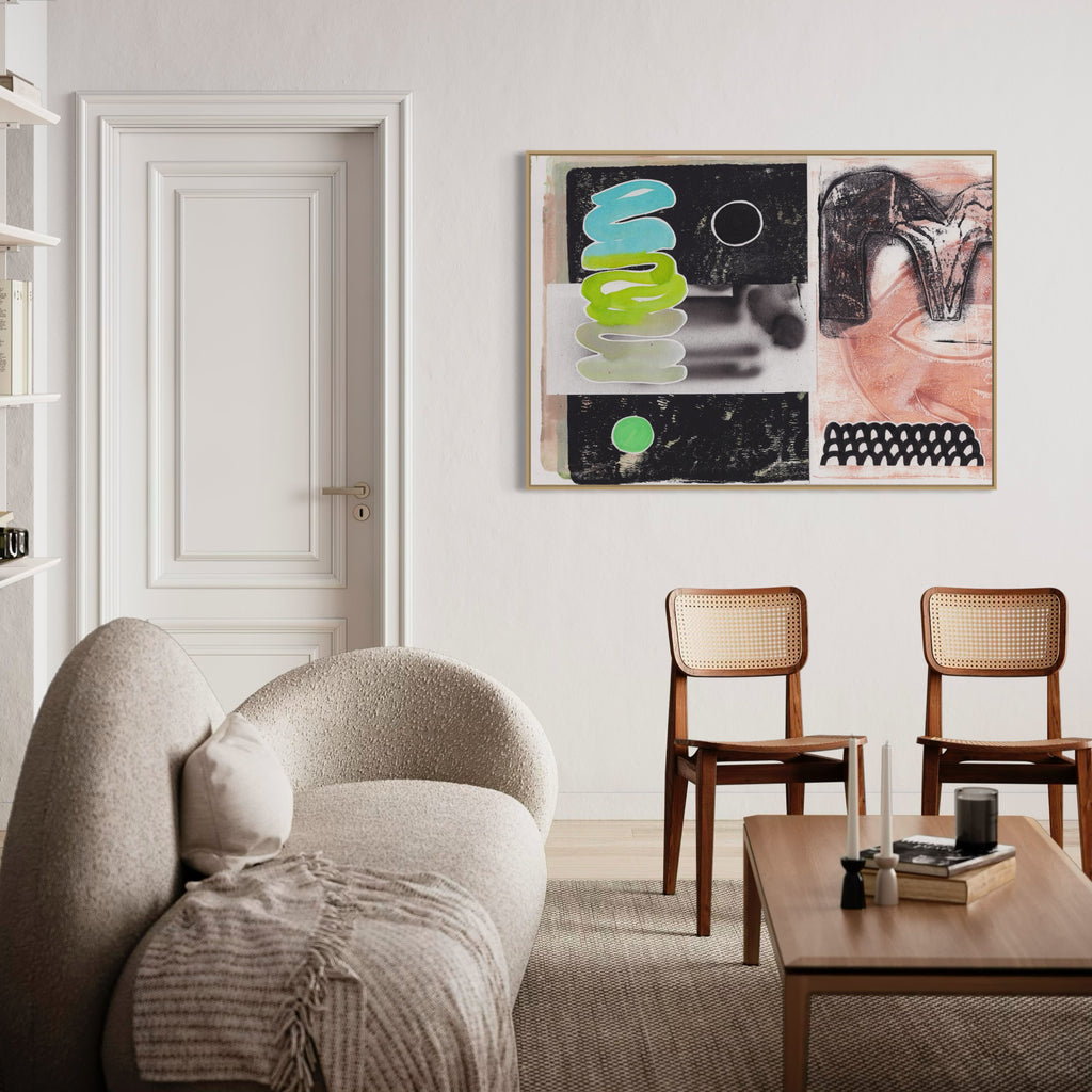 Canvas Print: 'Graffiti Groove' - Henriette Visscher