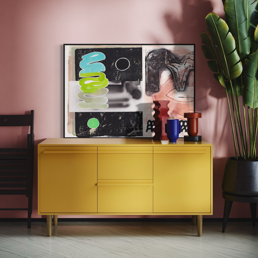 Canvas Print: 'Graffiti Groove' - Henriette Visscher
