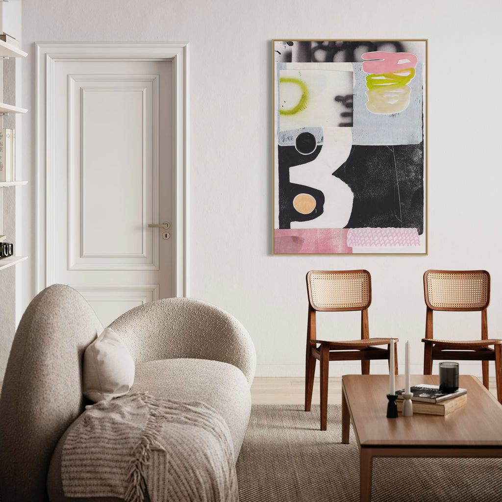 Canvas Print: 'Concrete in Pink' - Henriette Visscher
