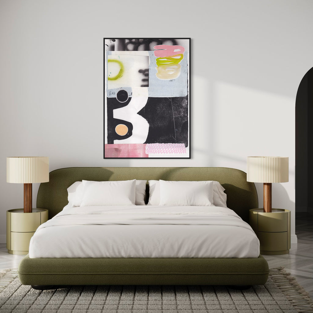 Canvas Print: 'Concrete in Pink' - Henriette Visscher