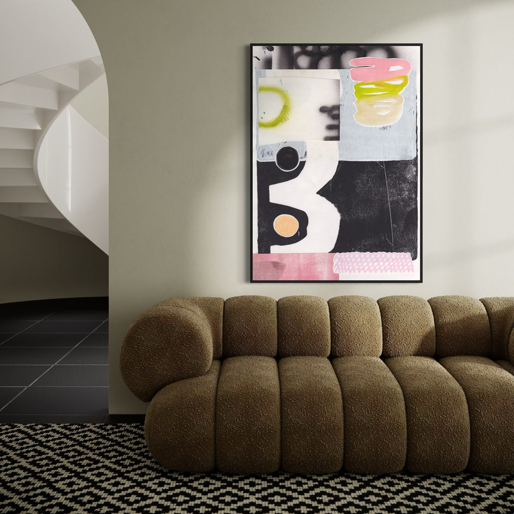 Canvas Print: 'Concrete in Pink' - Henriette Visscher