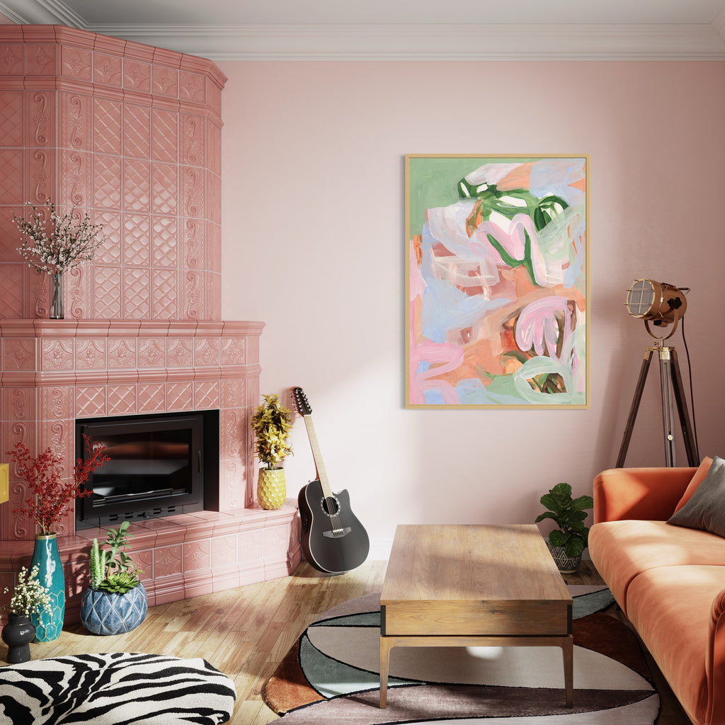 Canvas Print: 'Bloom in Bliss' - Henriette Visscher