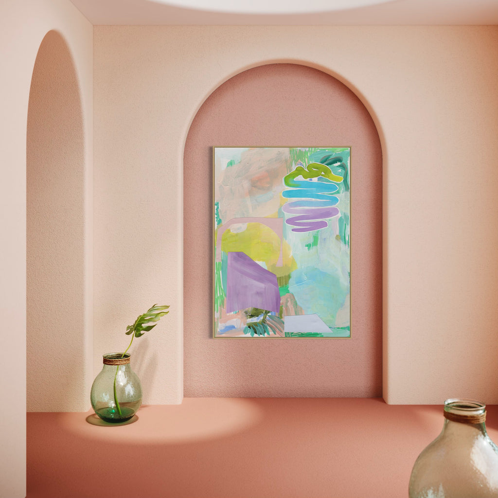 Canvas Print: 'Blue Dreams' - Henriette Visscher