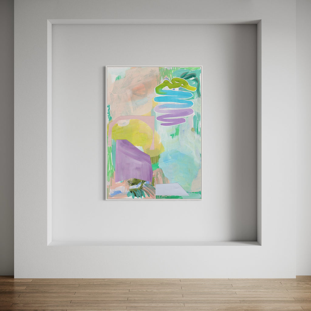 Canvas Print: 'Blue Dreams' - Henriette Visscher