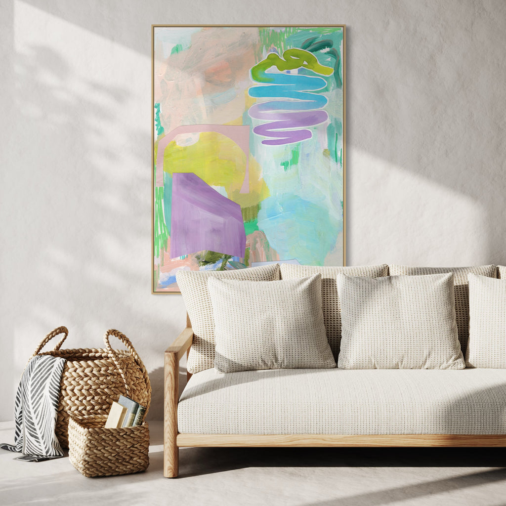 Canvas Print: 'Blue Dreams' - Henriette Visscher