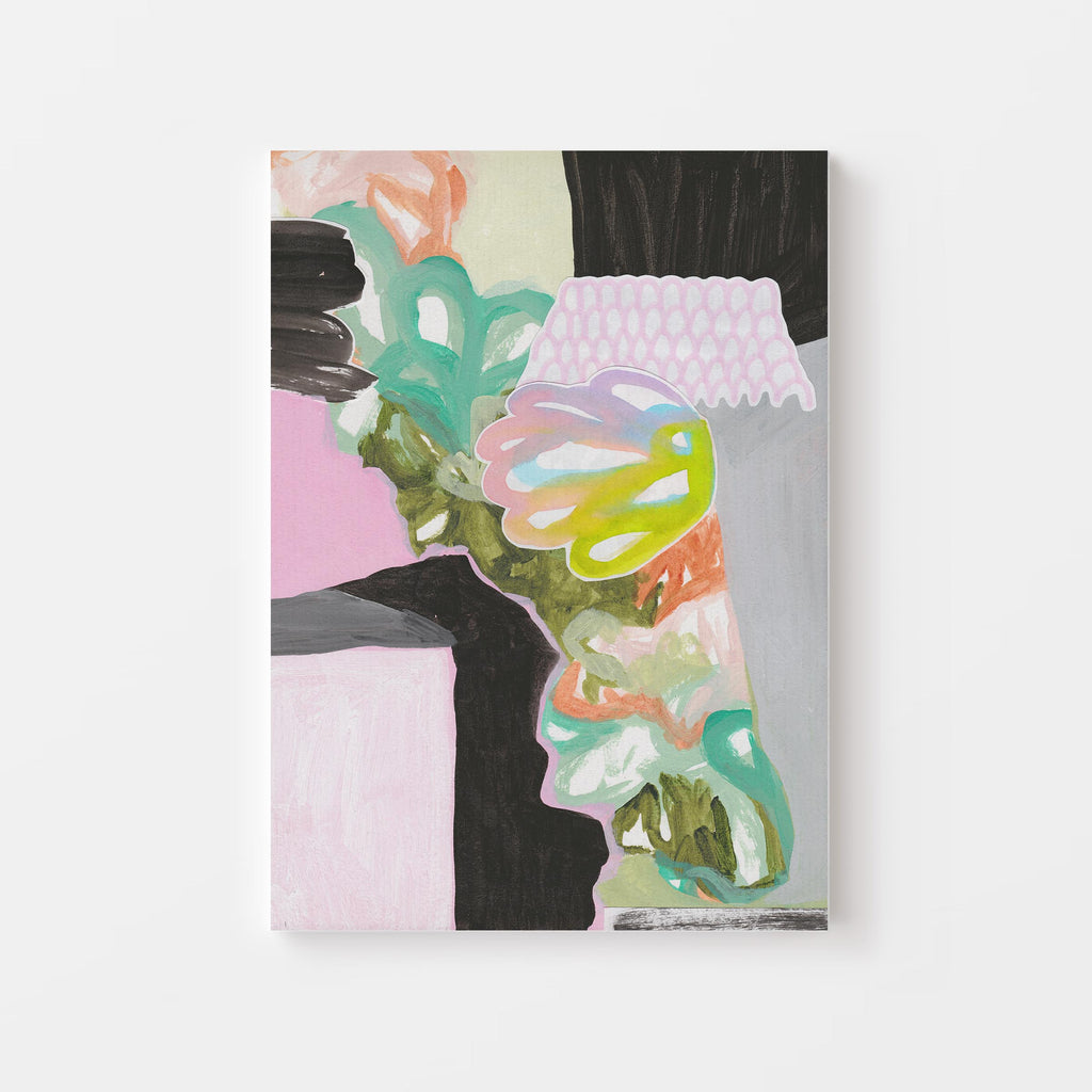 Canvas Print: 'Cityscape Blossom' - Henriette Visscher