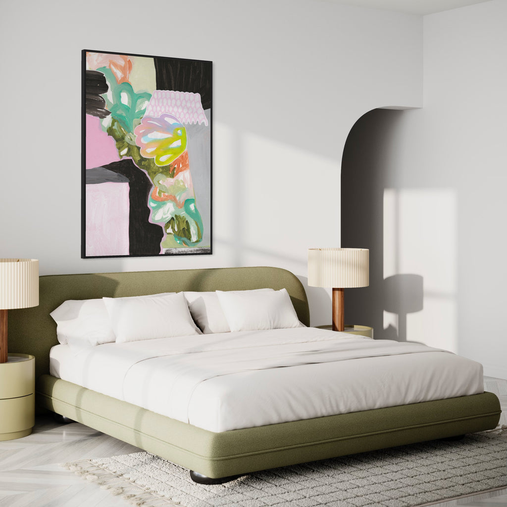 Canvas Print: 'Cityscape Blossom' - Henriette Visscher
