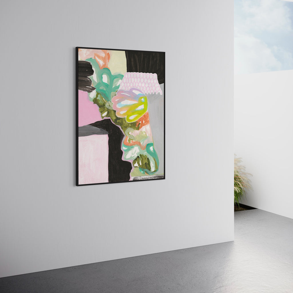 Canvas Print: 'Cityscape Blossom' - Henriette Visscher