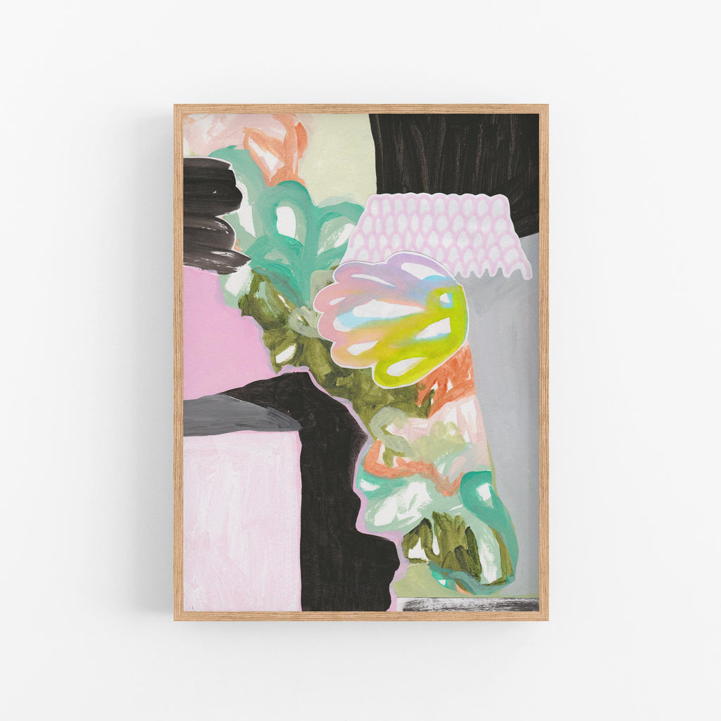 Canvas Print: 'Cityscape Blossom' - Henriette Visscher