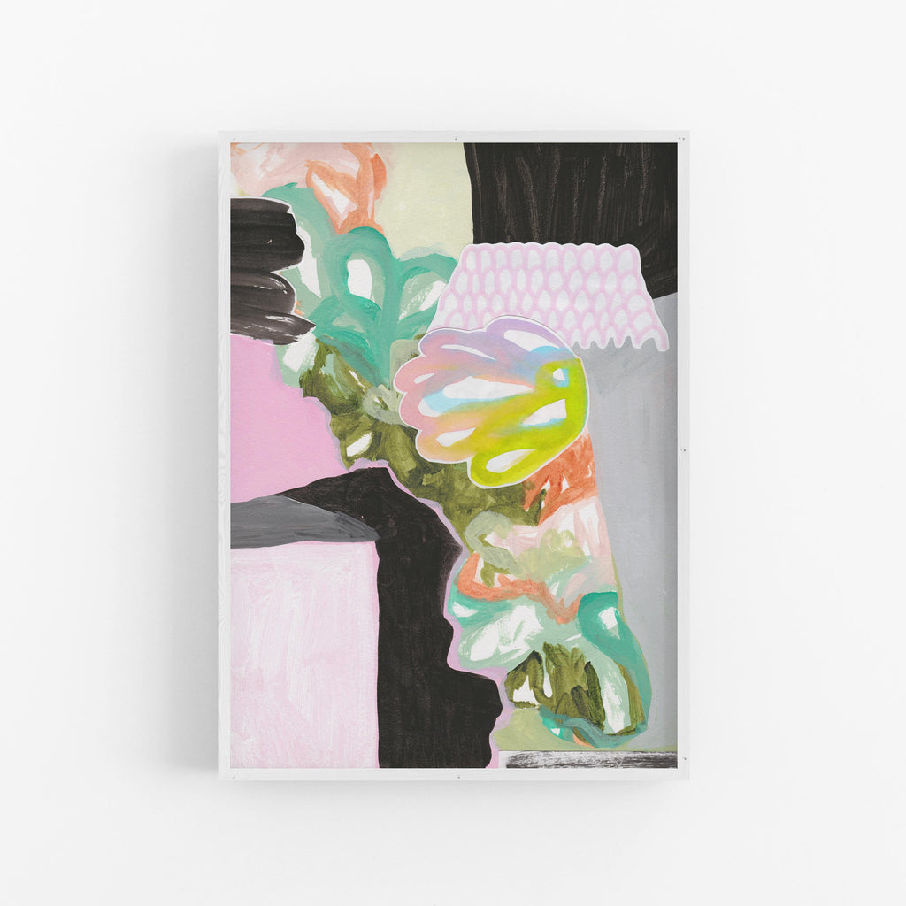 Canvas Print: 'Cityscape Blossom' - Henriette Visscher