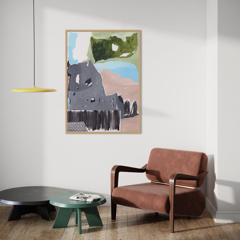 Experience the magic of Dutch artistry with a piece from Henriette Visscher, a celebrated abstract artist from the Netherlands. Elevate your space with her bold and captivating canvases.