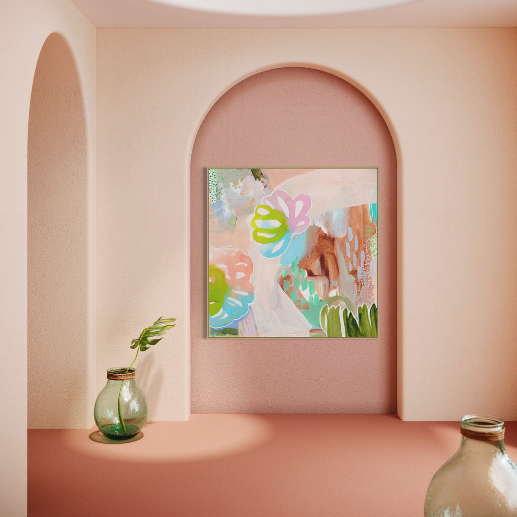 Canvas Print: 'Floral Dreams' - Henriette Visscher