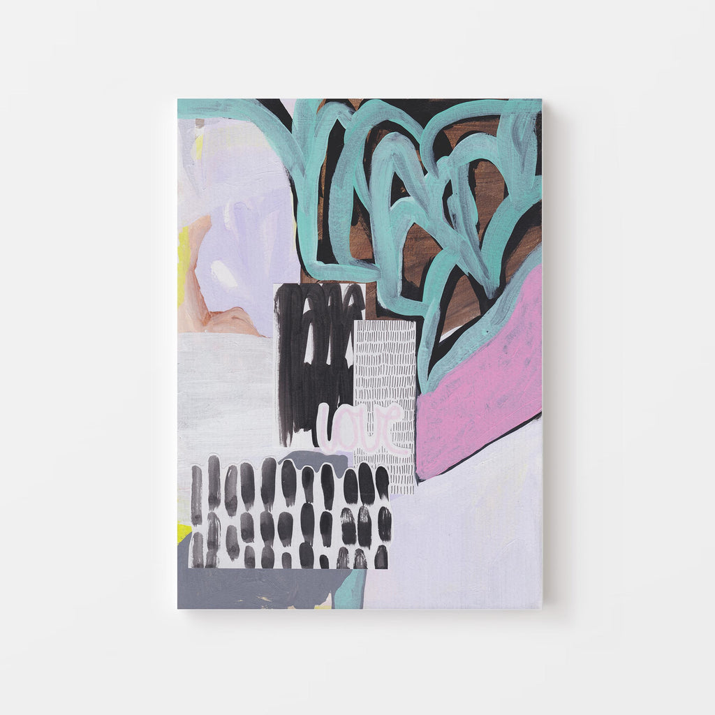 Canvas Print: 'Floral Freestyle' - Henriette Visscher