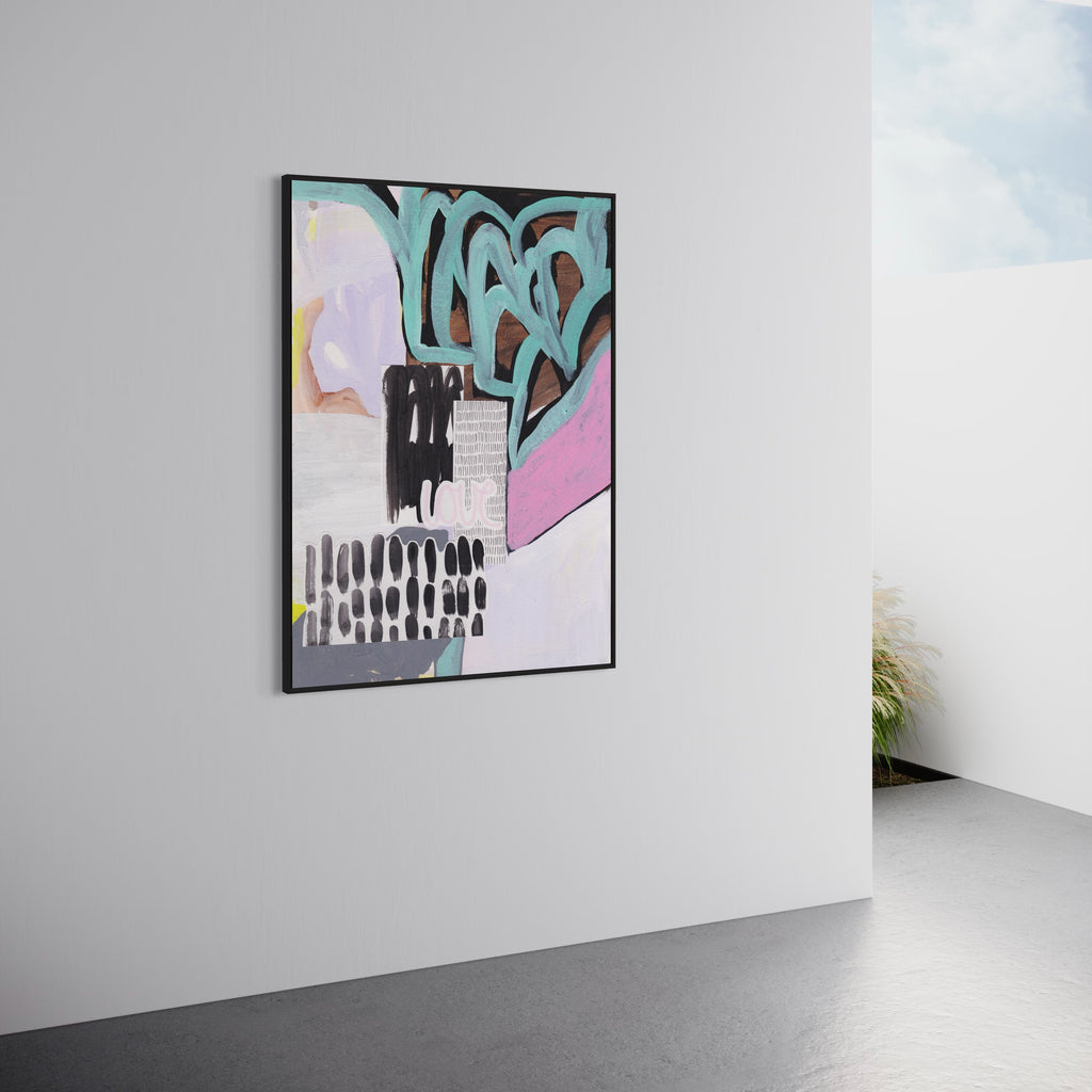 Canvas Print: 'Floral Freestyle' - Henriette Visscher