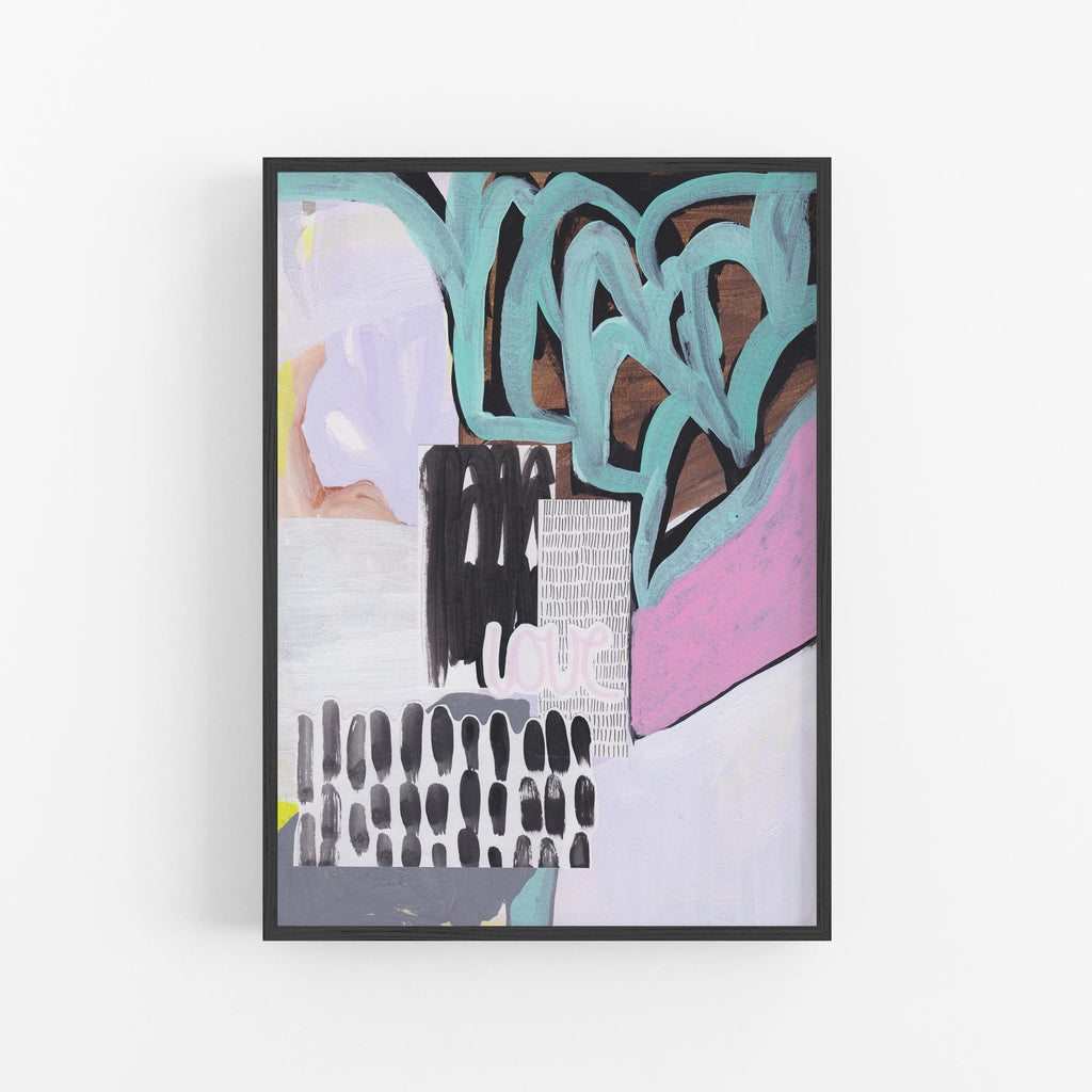 Canvas Print: 'Floral Freestyle' - Henriette Visscher