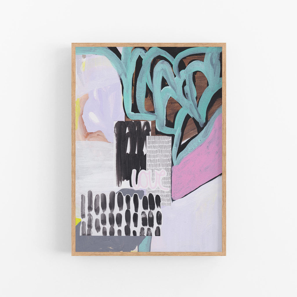 Canvas Print: 'Floral Freestyle' - Henriette Visscher