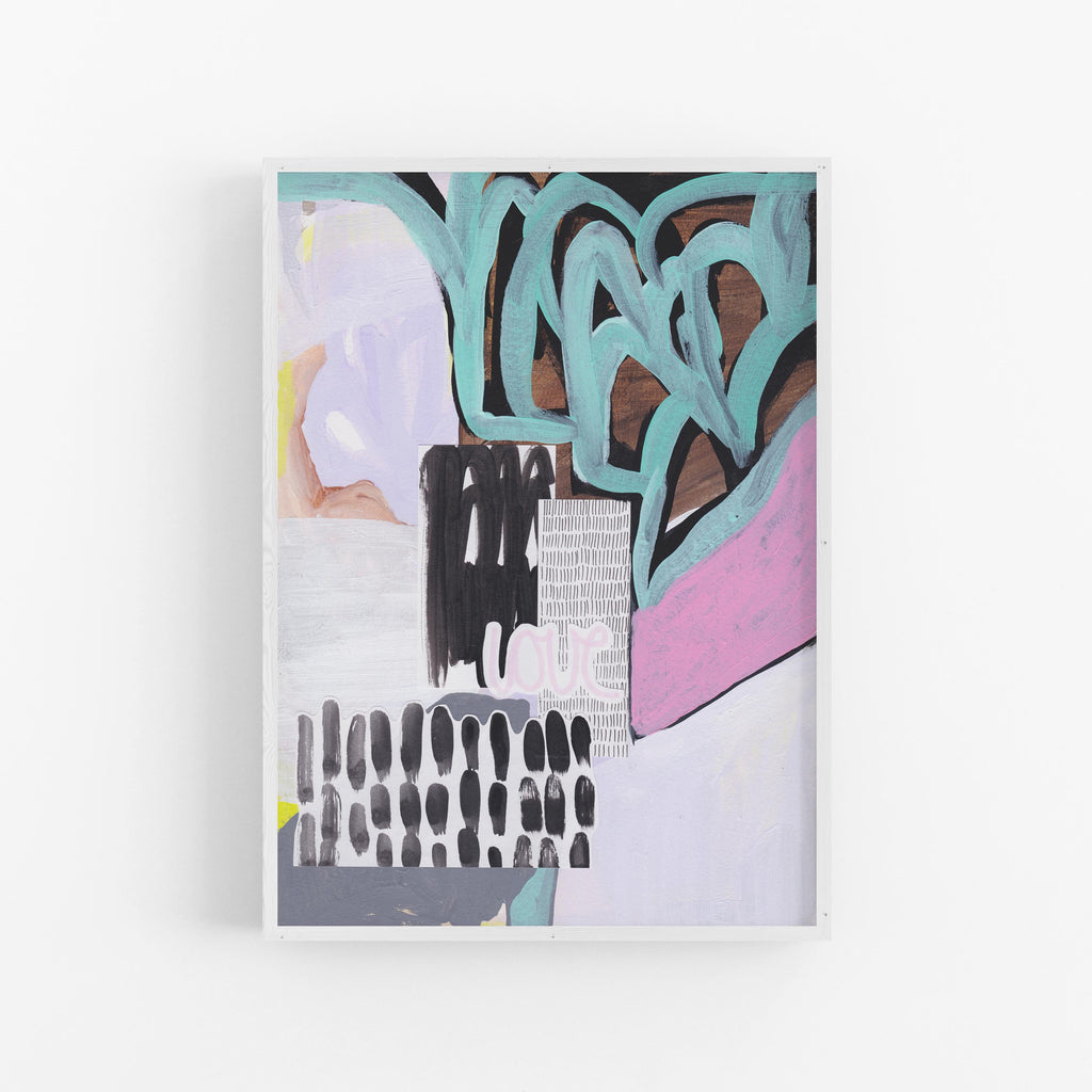 Canvas Print: 'Floral Freestyle' - Henriette Visscher