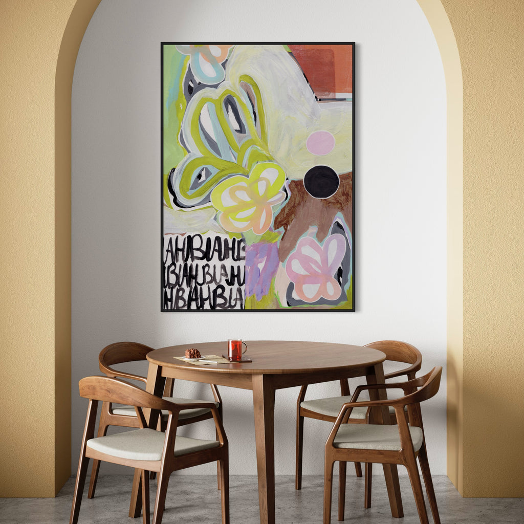 Canvas Print: 'Floral Noise' - Henriette Visscher