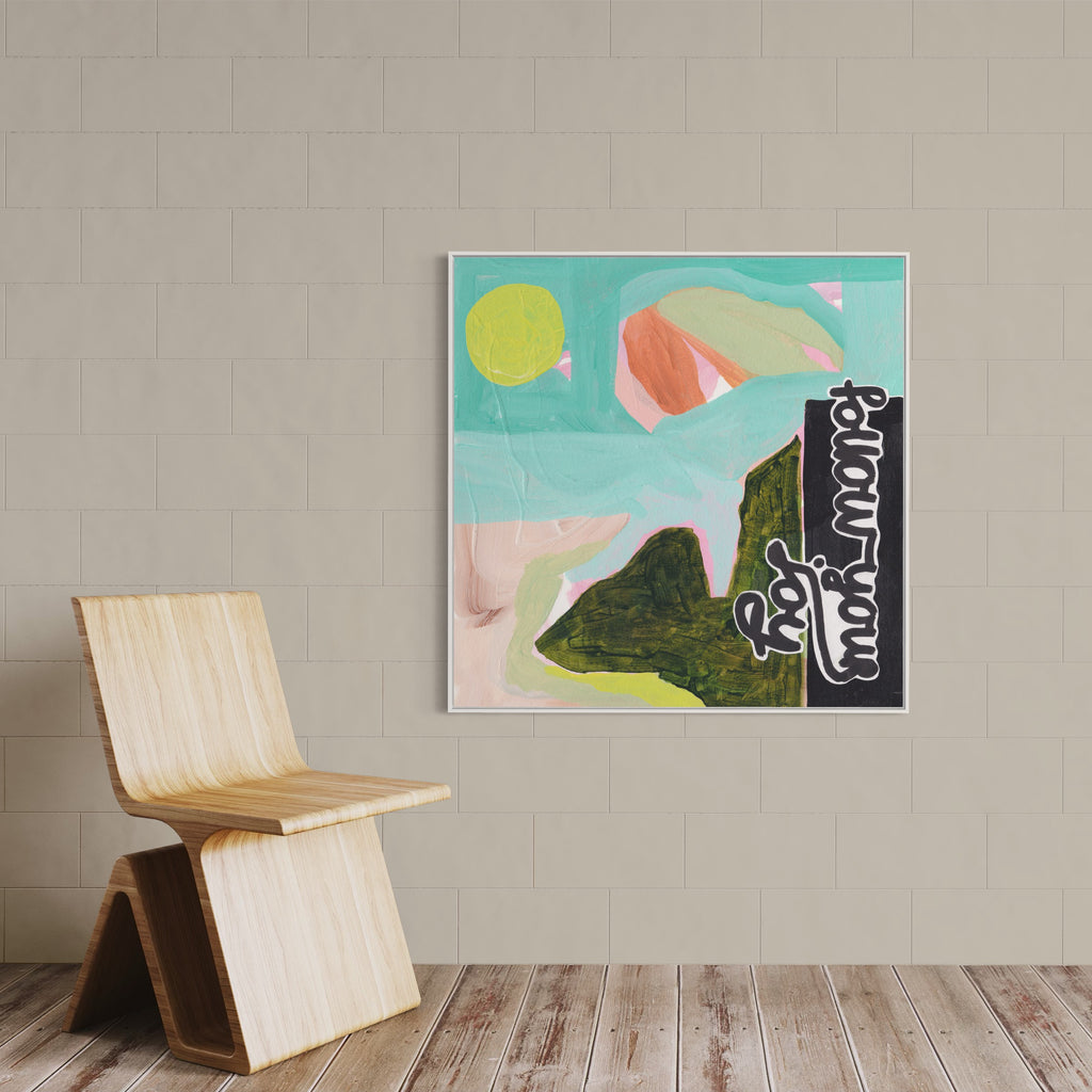 Canvas Print: 'Follow Your Joy' - Henriette Visscher