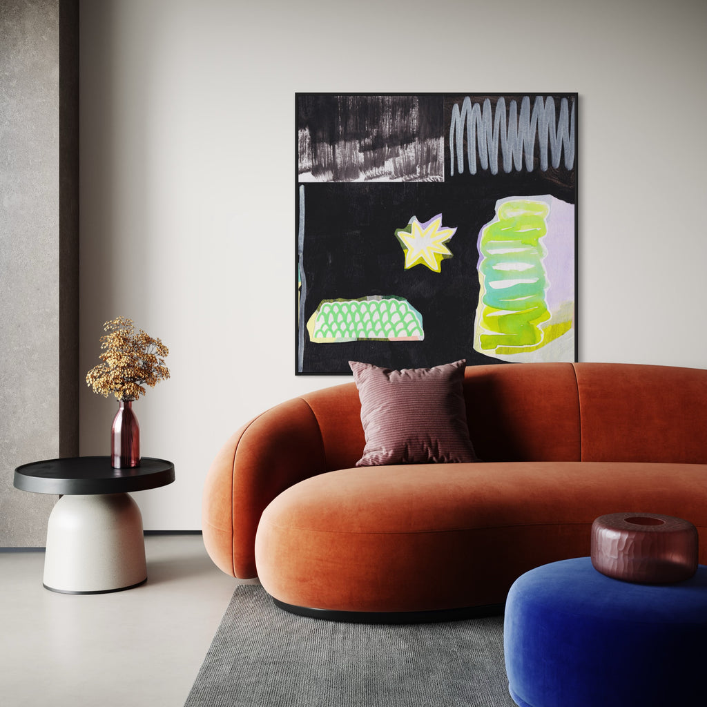Canvas Print: 'Inkwell Radiance' - Henriette Visscher