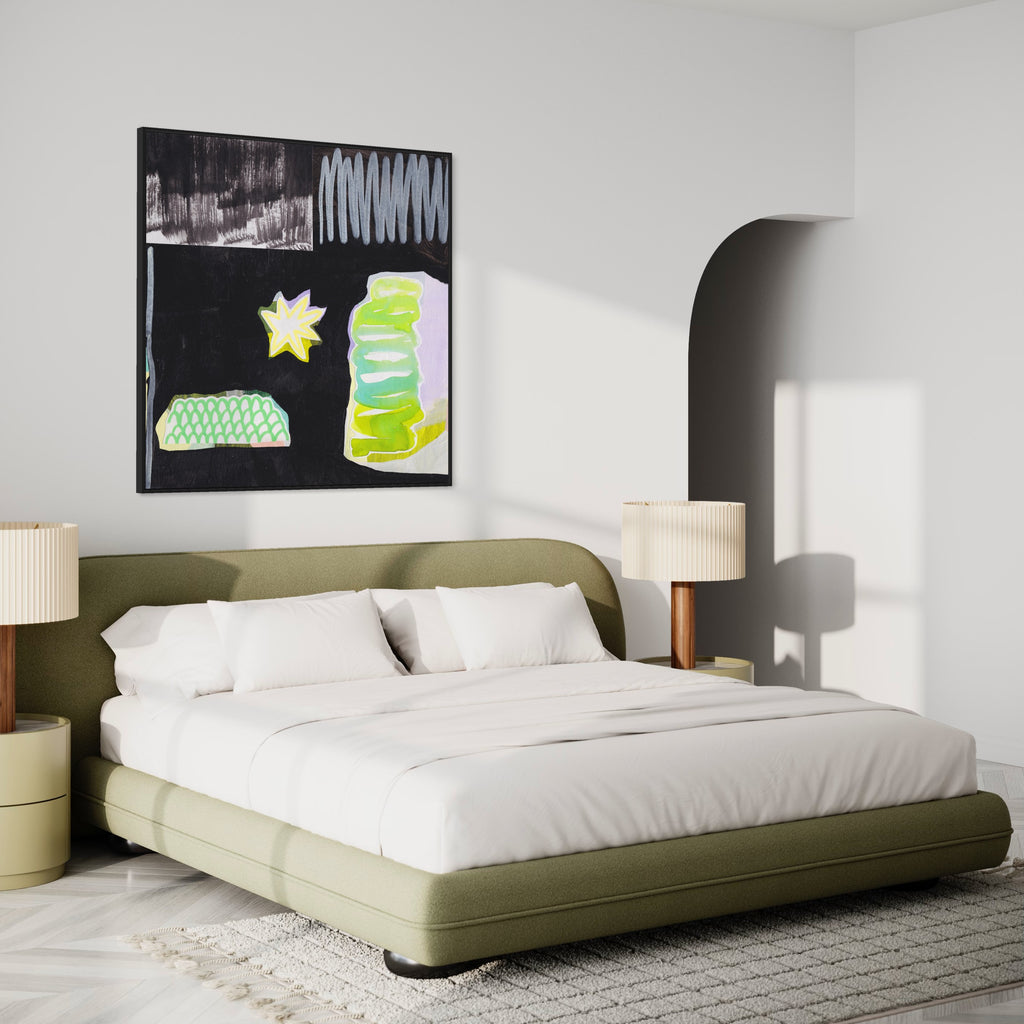 Canvas Print: 'Inkwell Radiance' - Henriette Visscher