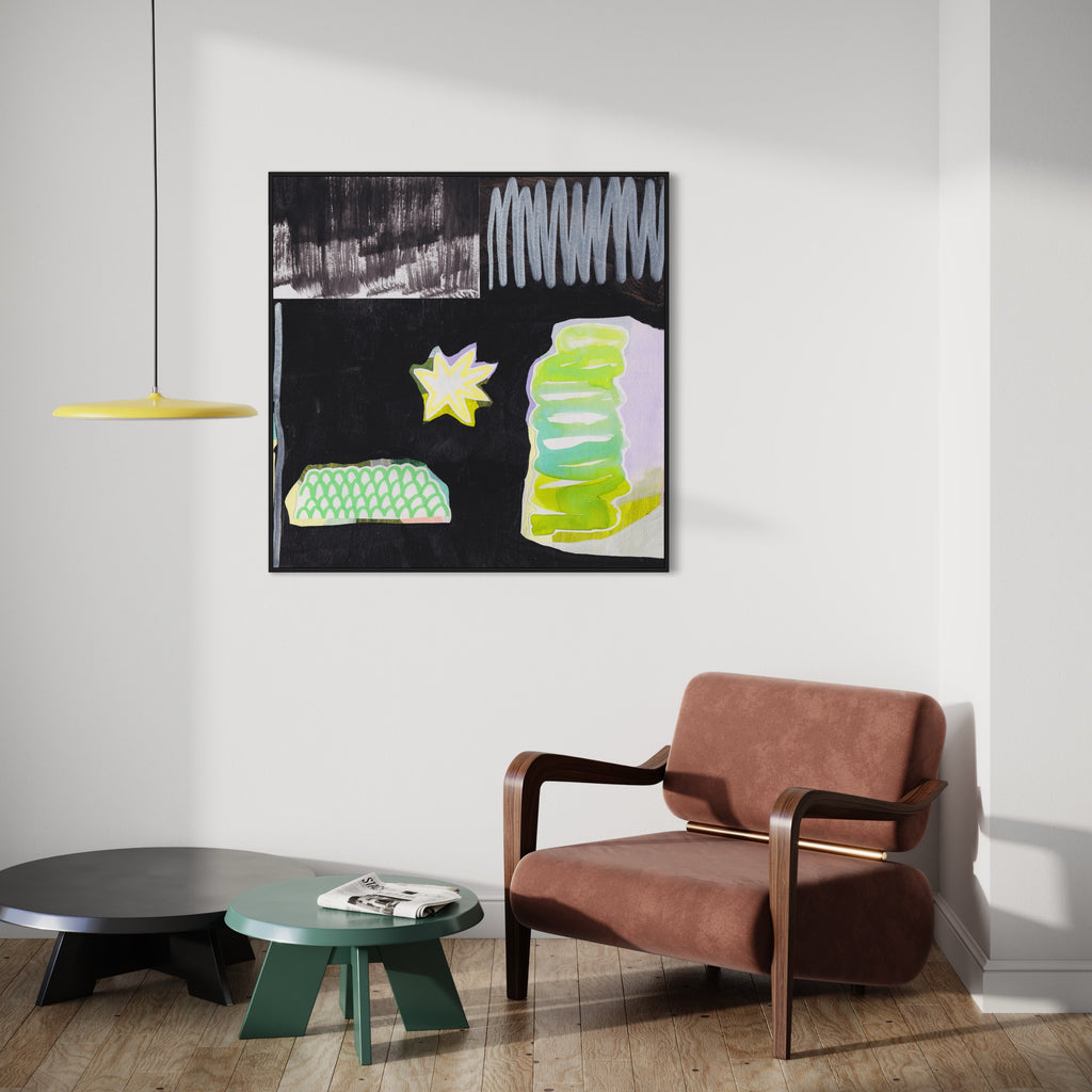 Canvas Print: 'Inkwell Radiance' - Henriette Visscher