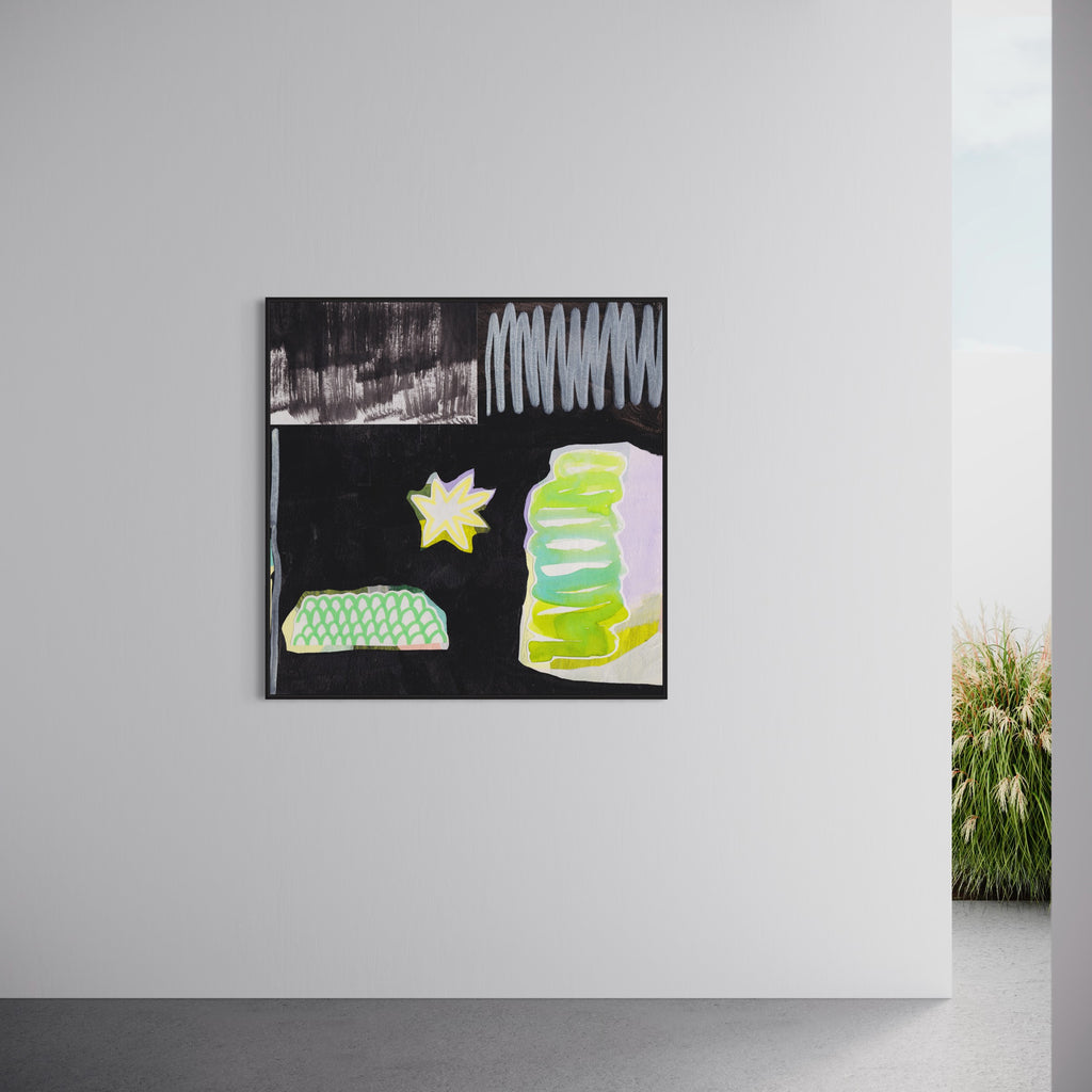 Canvas Print: 'Inkwell Radiance' - Henriette Visscher