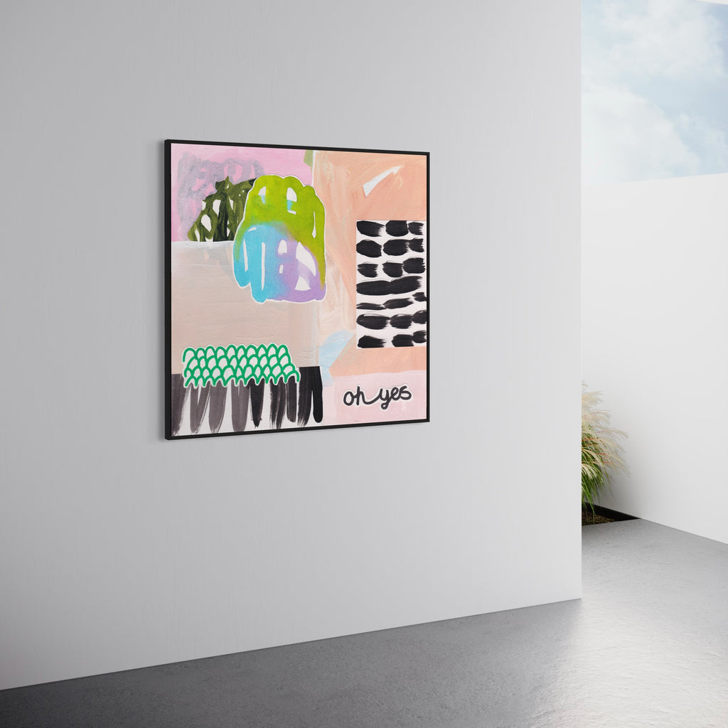 Canvas Print: 'Playful Agree' - Henriette Visscher