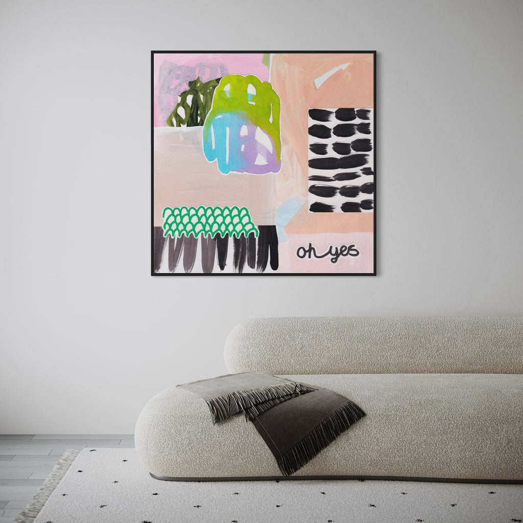 Canvas Print: 'Playful Agree' - Henriette Visscher
