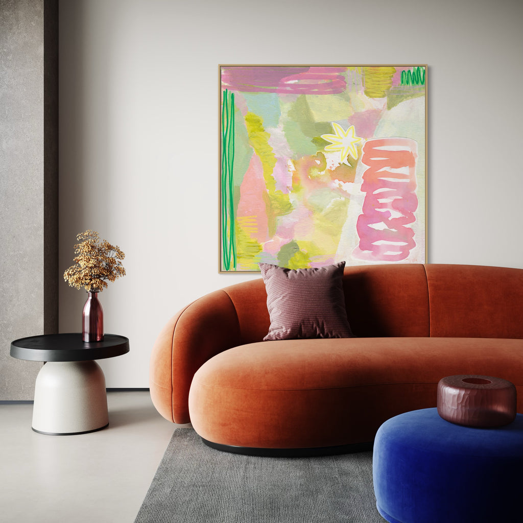 Canvas Print: 'Playful Spring' - Henriette Visscher