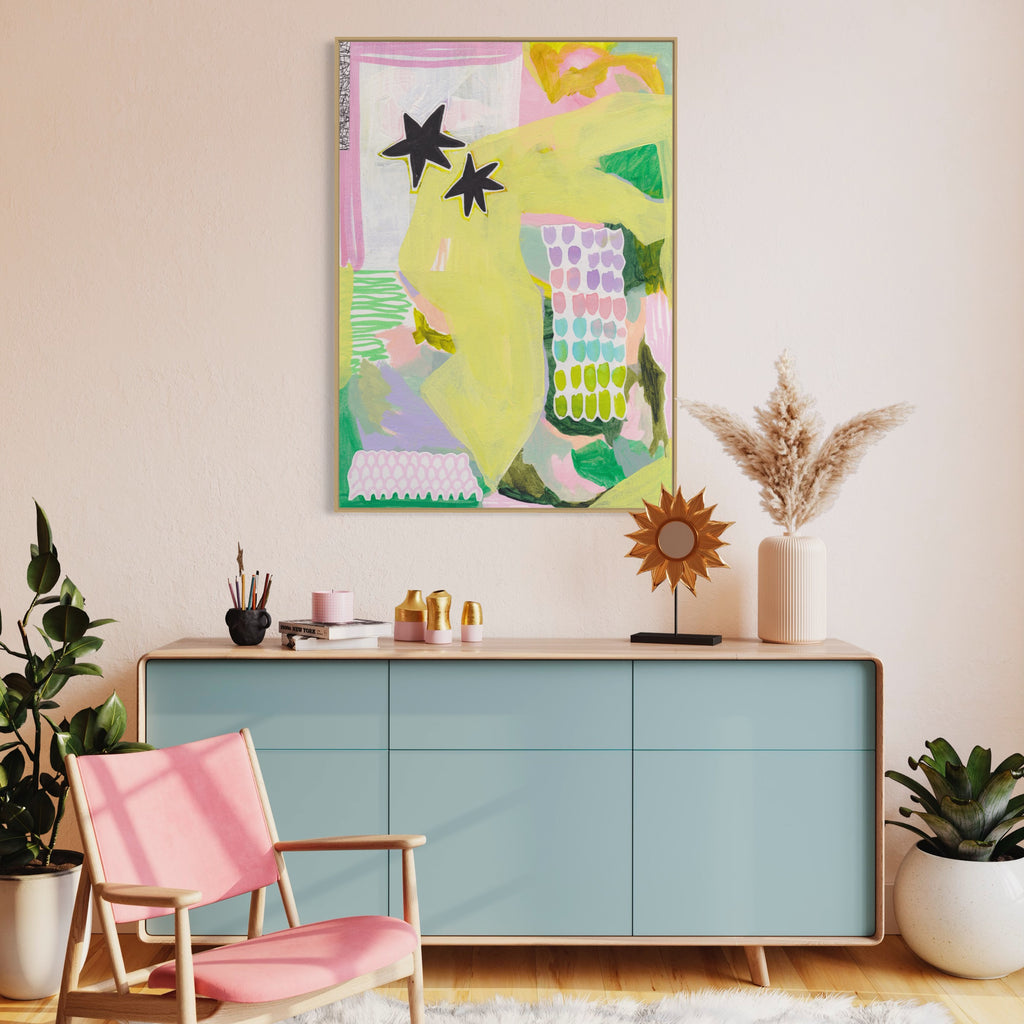 Canvas Print: 'Rainbow Dreams' - Henriette Visscher
