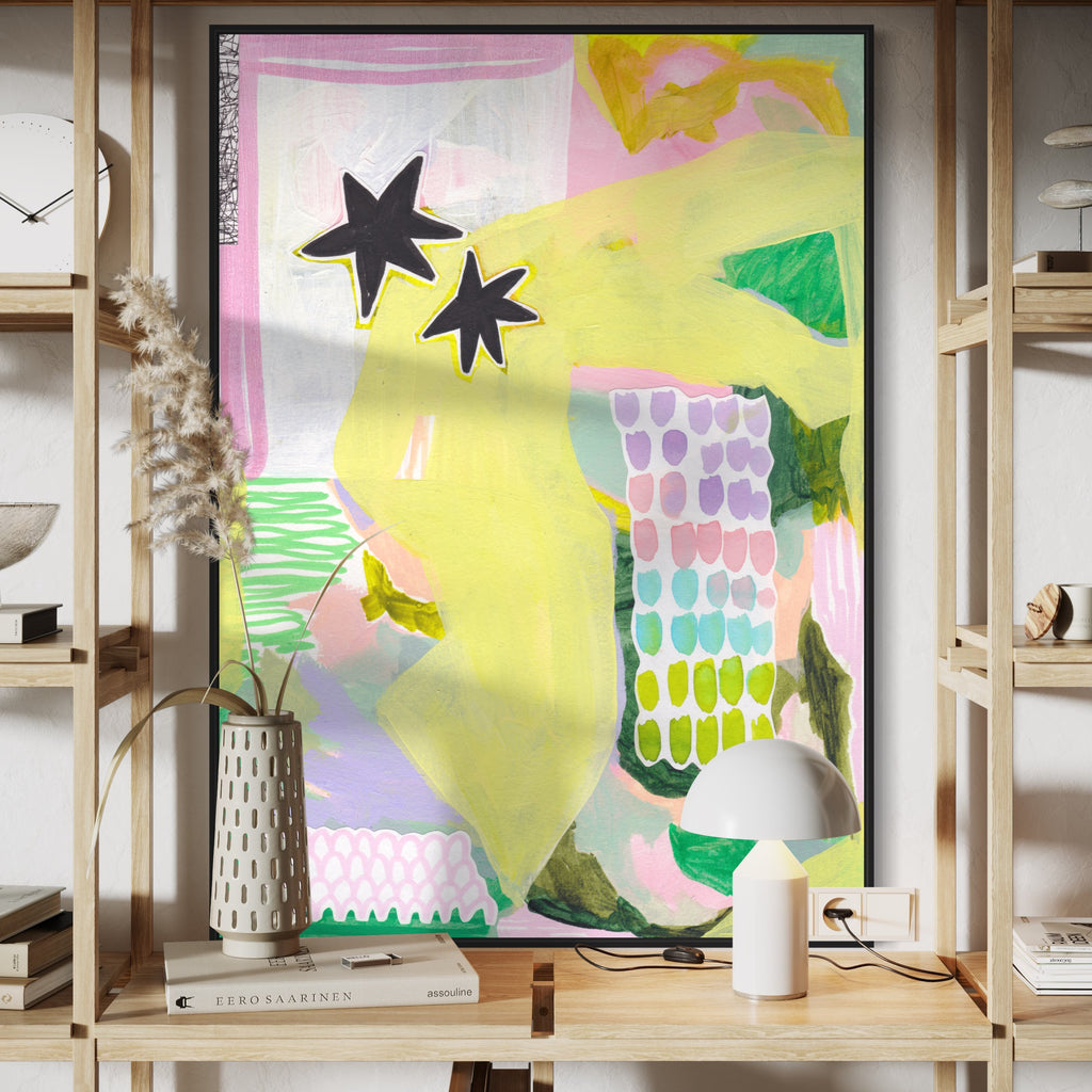 Canvas Print: 'Rainbow Dreams' - Henriette Visscher
