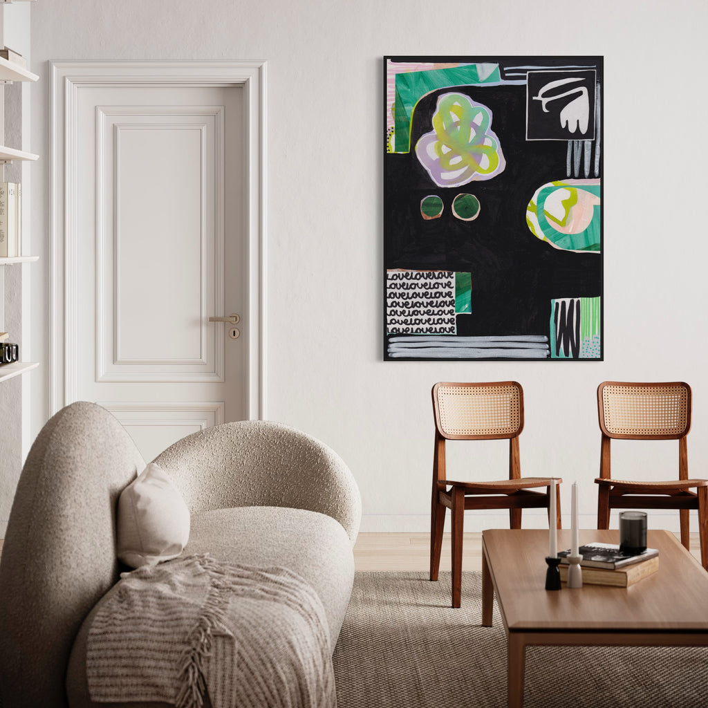 Canvas Print: 'Shadow Bright' - Henriette Visscher