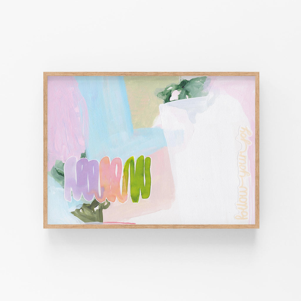 Discover the authentic journey of self-expression with Henriette Visscher's playful and colorful abstract art, offering a touch of love and joy to your home.