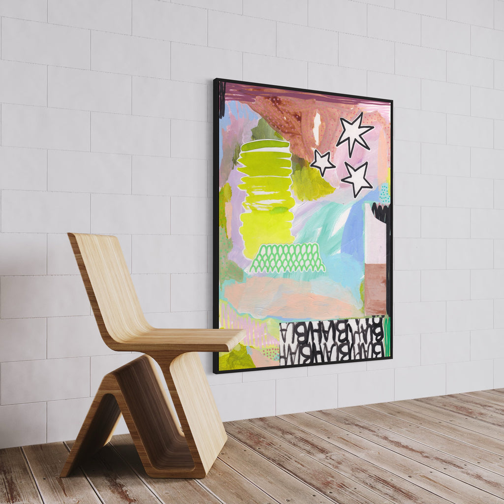 Canvas Print: 'Starry Scribbles' - Henriette Visscher