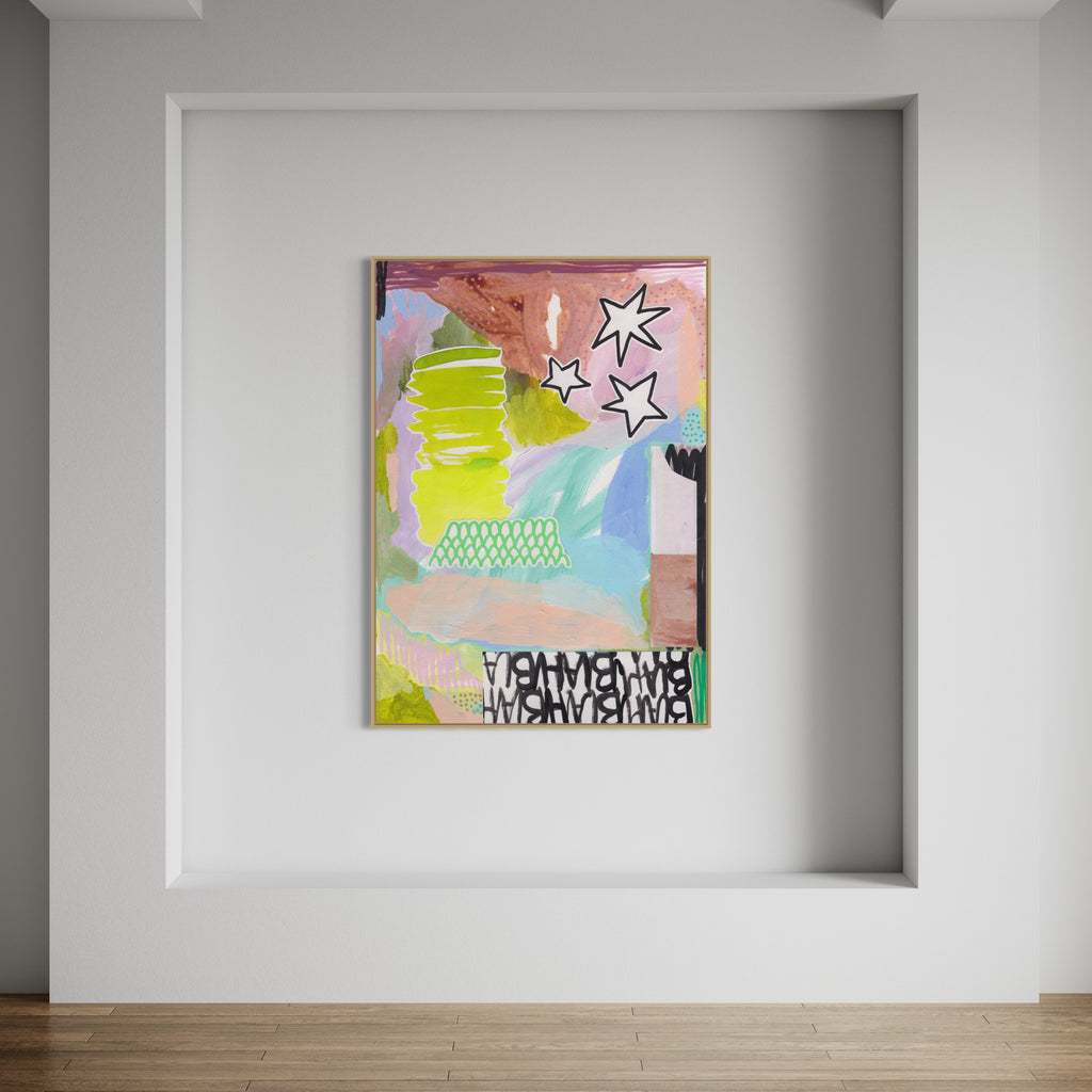 Canvas Print: 'Starry Scribbles' - Henriette Visscher